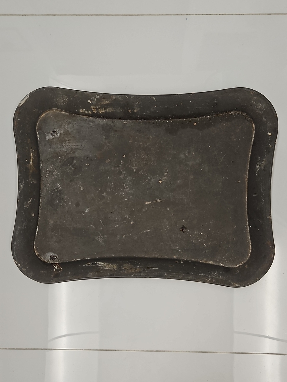 Vintage Metal Serving Tray - Unbranded